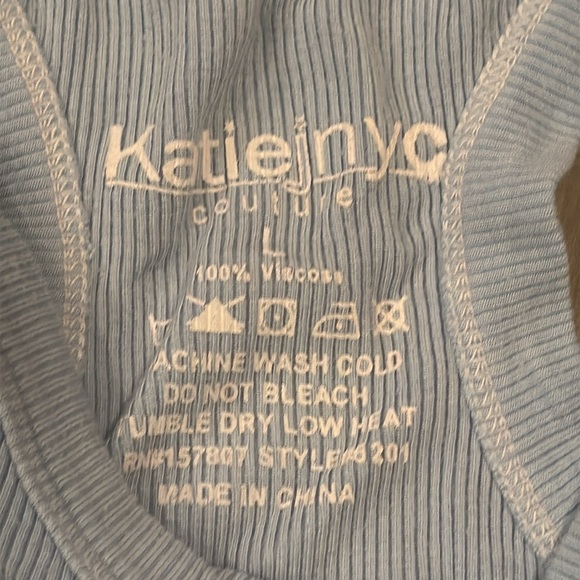 Katie J NYC Girls Racerback Crop Tops - Red, Pink, Blue, and Ombre Size L - Picture 9 of 13